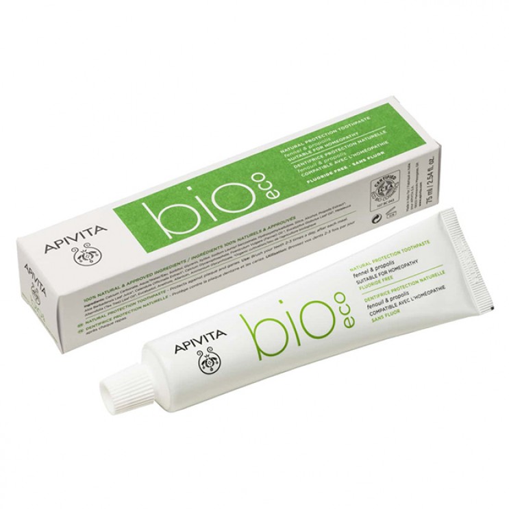 Apivita Bio-Eco Natural Dental Care 75ml | Οδοντόκρεμα Φυσικής Προστασίας με Μάραθος & Πρόπολη ΣΤΟΜΑΤΙΚΗ ΥΓΙΕΙΝΗ