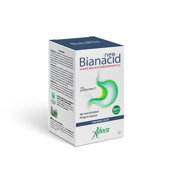 Aboca NeoBianacid 45 μασώμενα δισκία | Για Την Αντιμετώπιση Της Οξύτητας Και Της Παλινδρόμησης  ΦΑΡΜΑΚΕΙΟ