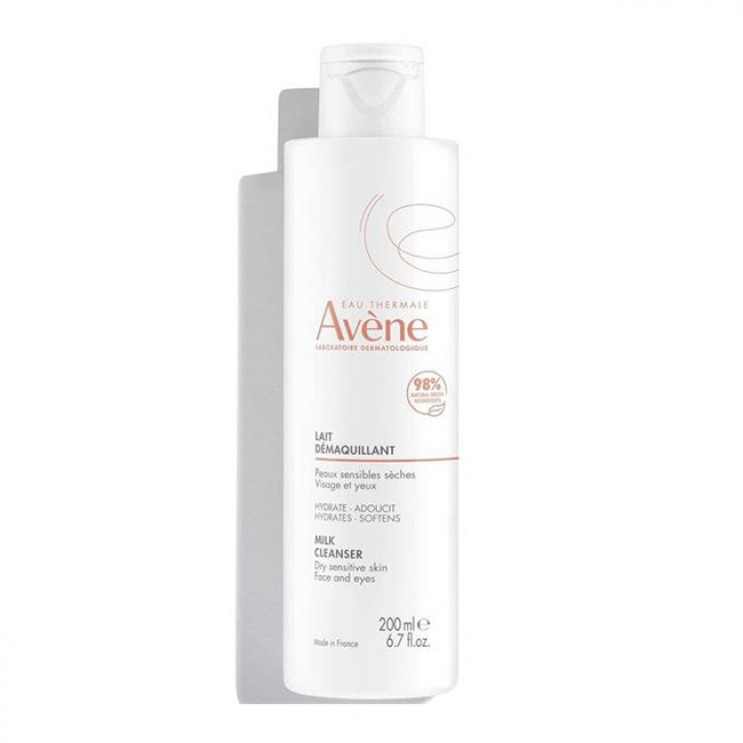 Avene Lait Demaquillant Douceur 200ml | Γαλάκτωμα Καθαρισμού για Ευαίσθητες Ξηρές και Πολύ Ξηρές Επιδερμίδες ΦΡΟΝΤΙΔΑ ΠΡΟΣΩΠΟΥ