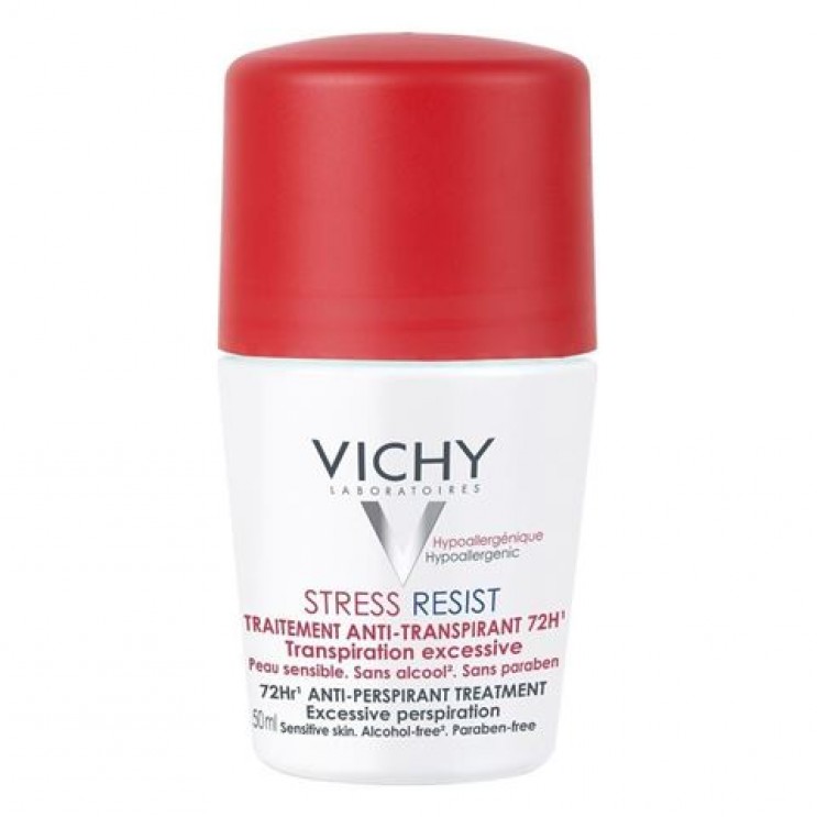 Vichy Deodorant Stress Resist Roll-On 72h 50ml | Εντατική Αποσμητική Φροντίδα 72h 