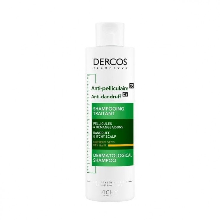 Vichy Dercos Anti-Dandruff DS Dry Hair 200ml | Σαμπουάν κατά της Ξηροδερμίας, της Πιτυρίδας και του Κνησμού για Ξηρά Μαλλιά ΦΡΟΝΤΙΔΑ ΜΑΛΛΙΩΝ
