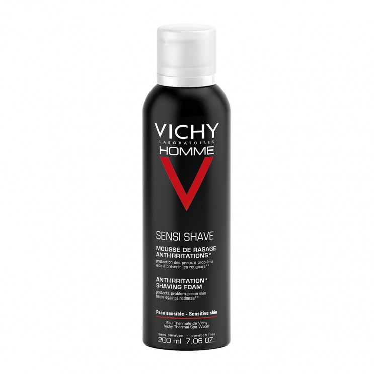 Vichy Homme Sensi Shave Foam 200ml |Αφρός Ξυρίσματος Κατά των Ερεθισμών ΠΡΟΙΟΝΤΑ ΞΥΡΙΣΜΑΤΟΣ