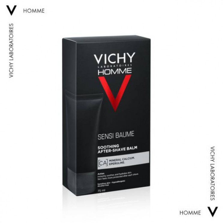 Vichy Homme After Shave Sensi Baume 75ml | Καταπραϋντική Φροντίδα Προσώπου για μετά το Ξύρισμα  After Shave