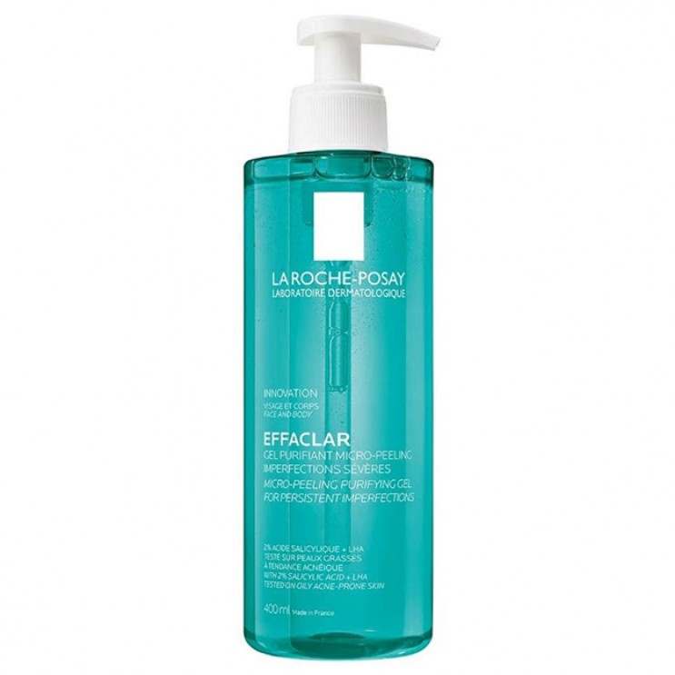 La Roche Posay Effaclar Micro-Peeling Purifying Gel 400ml | Αφρώδες Gel Καθαρισμού και Απολέπισης για Πρόσωπο και Σώμα ΦΡΟΝΤΙΔΑ ΠΡΟΣΩΠΟΥ