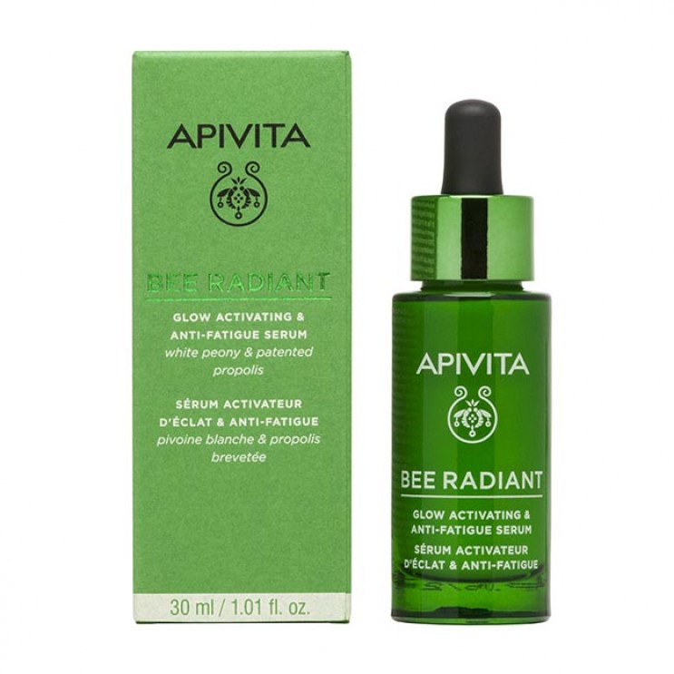 Apivita Bee Radiant Serum 30ml | Ορός Ενεργοποίησης Λάμψης για Ξεκούραστη Όψη ΦΡΟΝΤΙΔΑ ΠΡΟΣΩΠΟΥ