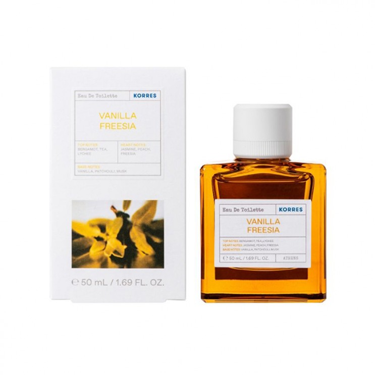 Korres Vanilla Freesia Eau de Toilette 50ml | Γυναικείο Άρωμα ΦΡΟΝΤΙΔΑ ΓΙΑ ΤΟ ΣΩΜΑ
