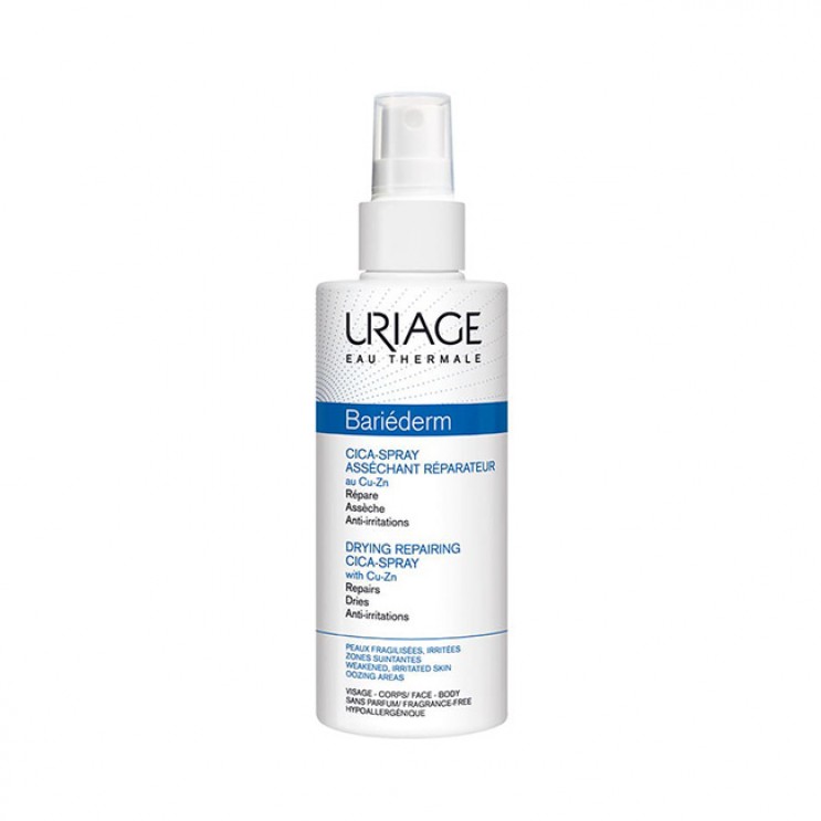 Uriage Bariederm Drying Repairing Cica-Spray 100ml | Αποξηραντικό ,Αναπλαστικό Σπρέι ΦΡΟΝΤΙΔΑ ΠΡΟΣΩΠΟΥ