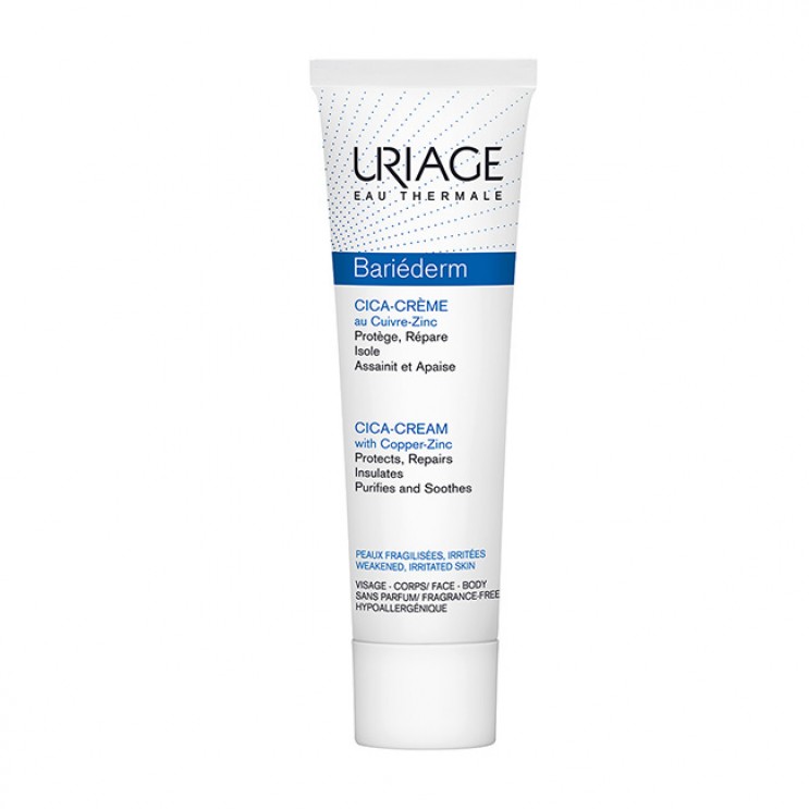 Uriage Bariederm Cica Cream with Copper-Zinc 100ml | Επανορθωτική Κρέμα για Όλη την Οικογένεια, για Πρόσωπο & Σώμα ΦΡΟΝΤΙΔΑ ΠΡΟΣΩΠΟΥ