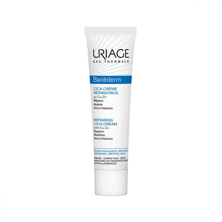 Uriage Bariederm Cica Cream with Copper-Zinc 40ml | Επανορθωτική Κρέμα για Όλη την Οικογένεια, για Πρόσωπο & Σώμα ΦΡΟΝΤΙΔΑ ΠΡΟΣΩΠΟΥ