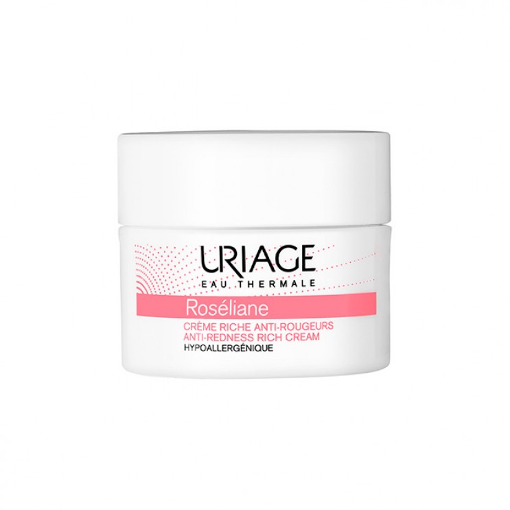 Uriage Roseliane Anti-Redness Rich Cream 50ml | Κρέμα Προσώπου Πλούσιας Υφής κατά της Ερυθρότητας
