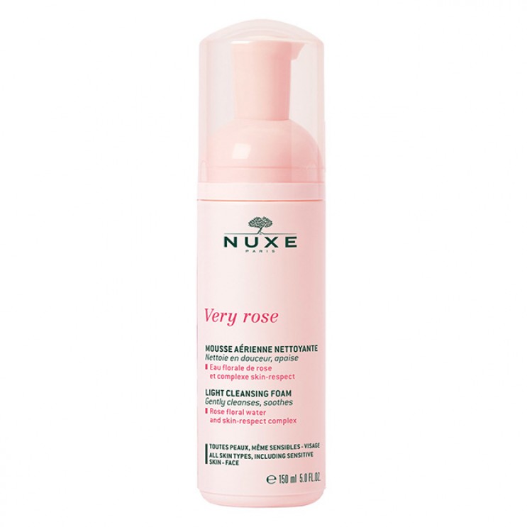 Nuxe Very Rose Light Cleansing Foam 150ml | Ελαφρύς Αφρός  Καθαρισμού Προσώπου ΦΡΟΝΤΙΔΑ ΠΡΟΣΩΠΟΥ