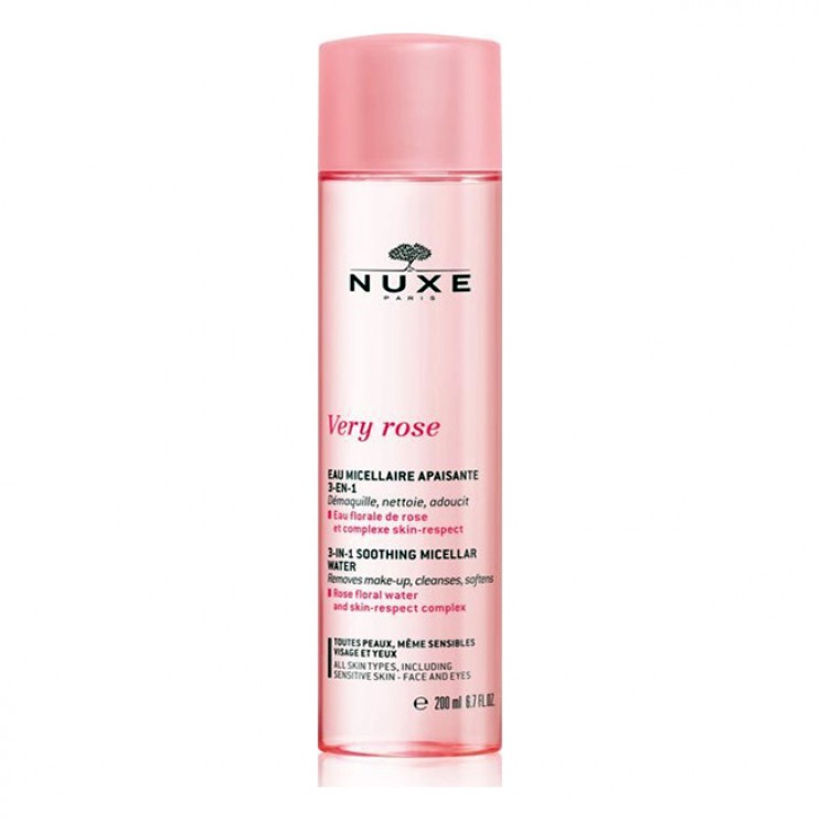 Nuxe Very Rose 3in1 Soothing Micellar Water 200ml | Νερό Καθαρισμού για Πρόσωπο & Μάτια