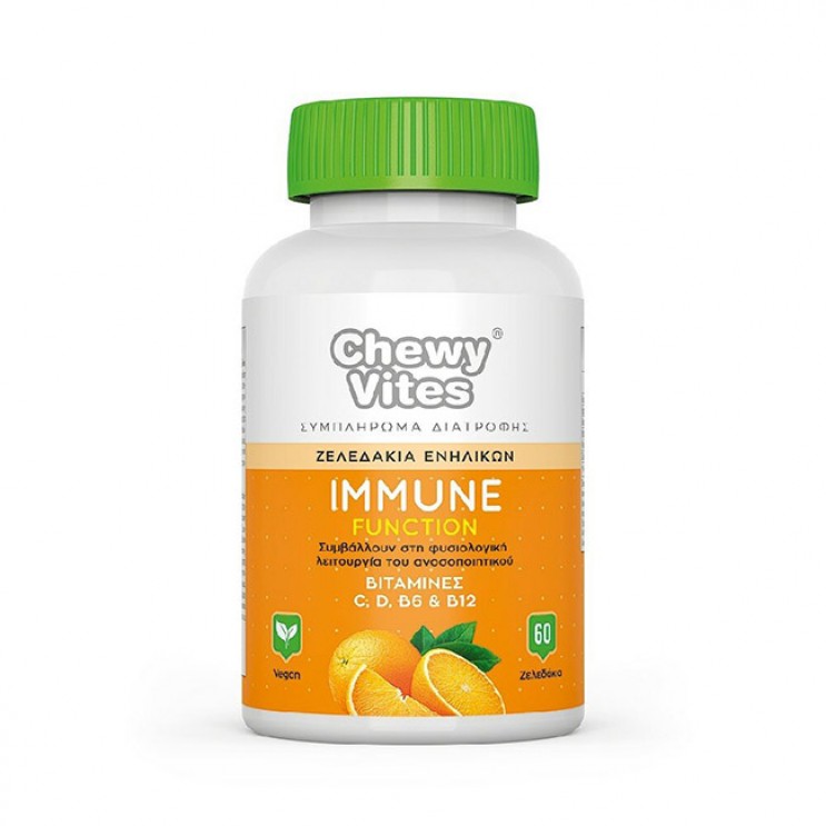 Vican Chewy Vites Adults Immune Function 60 ζελεδάκια | Συμπλήρωμα Διατροφής Ενηλίκων για Ενίσχυση Ανοσοποιητικού