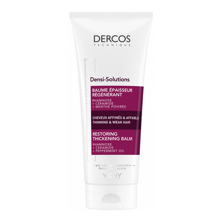 Vichy Dercos Densi-Solutions Restoring Thickening Balm 200ml | Τονωτικό Βάλσαμο για τα Αδύναμα Μαλλιά Conditioner
