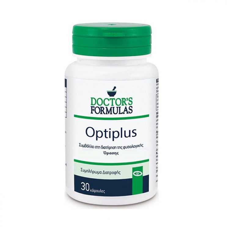 Doctor's Formulas Optiplus 30caps | Συμπλήρωμα Διατροφής για τη Διατήρηση Φυσιολογικής Όρασης