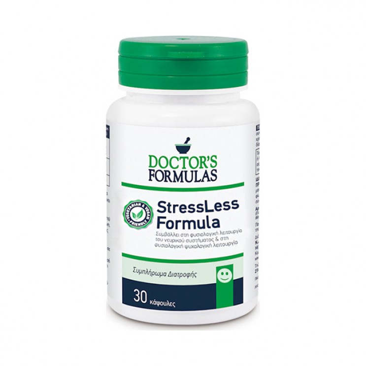 Doctor's Formulas Stress Less Formula 30caps | Φόρμουλα για τη Φυσιολογική Ψυχολογική Λειτουργία ΦΑΡΜΑΚΕΙΟ