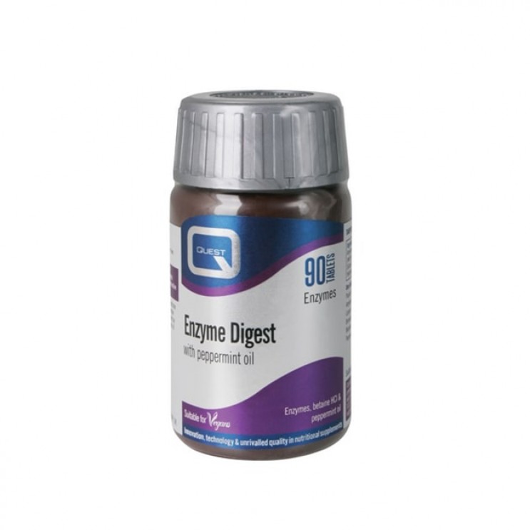 Quest Enzyme Digest 90tabs | Συμπλήρωμα Διατροφής με Πεπτικά Ένζυμα  ΔΗΜΟΦΙΛΕΣΤΕΡΑ