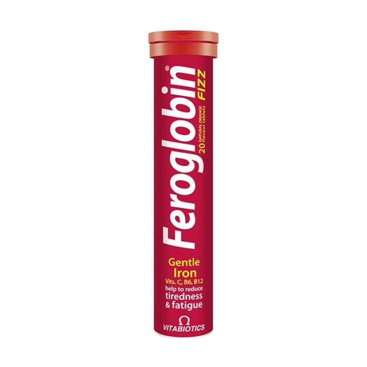 Vitabiotics Feroglobin Fizz 20eff.tabs | Συμπλήρωμα Σιδήρου & Φυλλικού Οξέως