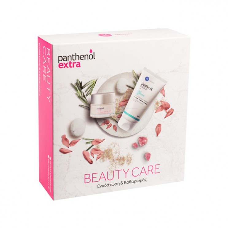 Medisei Panthenol Extra Beauty Care Day Cream Spf15 Ενυδατική Κρέμα Προσώπου 50ml & Face Cleansing Gel, Τζελ Καθαρισμού 150ml ΦΡΟΝΤΙΔΑ ΠΡΟΣΩΠΟΥ