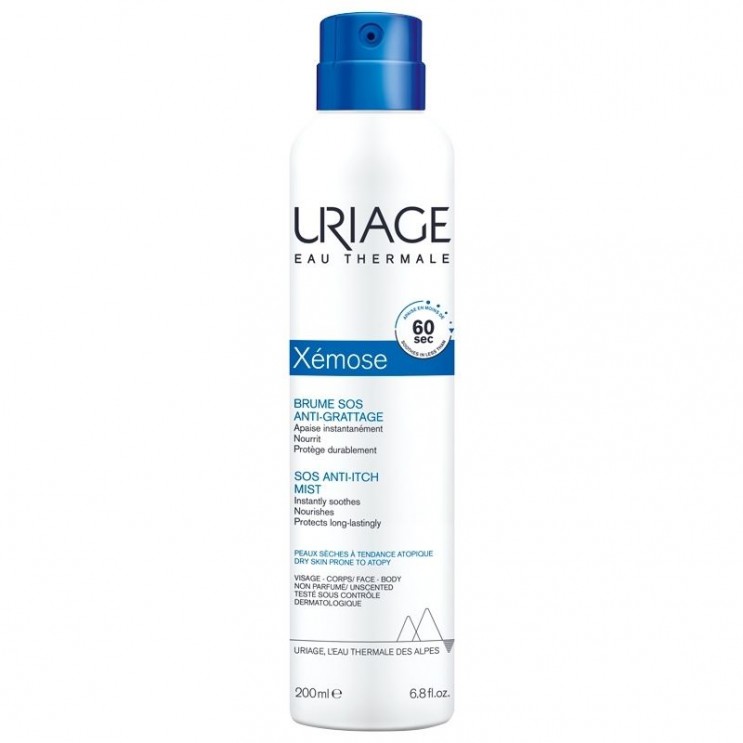Uriage Xemose SOS Anti-Itch Mist 200ml | Σπρέι κατά του Κνησμού & της Ξηρότητας 