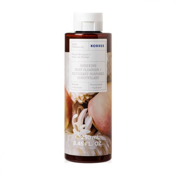 Korres Body Cleanser  Peach Blossom 250ml | Αφρόλουτρο με Άνθη Ροδακινιάς   ΦΡΟΝΤΙΔΑ ΓΙΑ ΤΟ ΣΩΜΑ