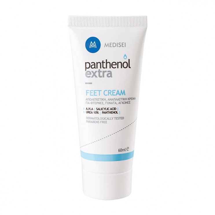 Medisei Panthenol Extra Feet Cream 60ml | Απολεπιστική & Αναπλαστική Κρέμα για Φτέρνες, Γόνατα & Αγκώνες ΦΡΟΝΤΙΔΑ ΝΥΧΙΩΝ & ΠΟΔΙΩΝ