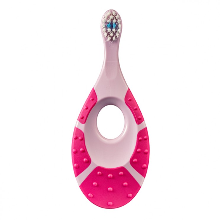 Jordan Step By Step Extra Soft 0-2, 1τμχ |  Βρεφική Οδοντόβουρτσα από 0-2 Ετών σε Ροζ - Φούξια ΣΤΟΜΑΤΙΚΗ ΥΓΙΕΙΝΗ