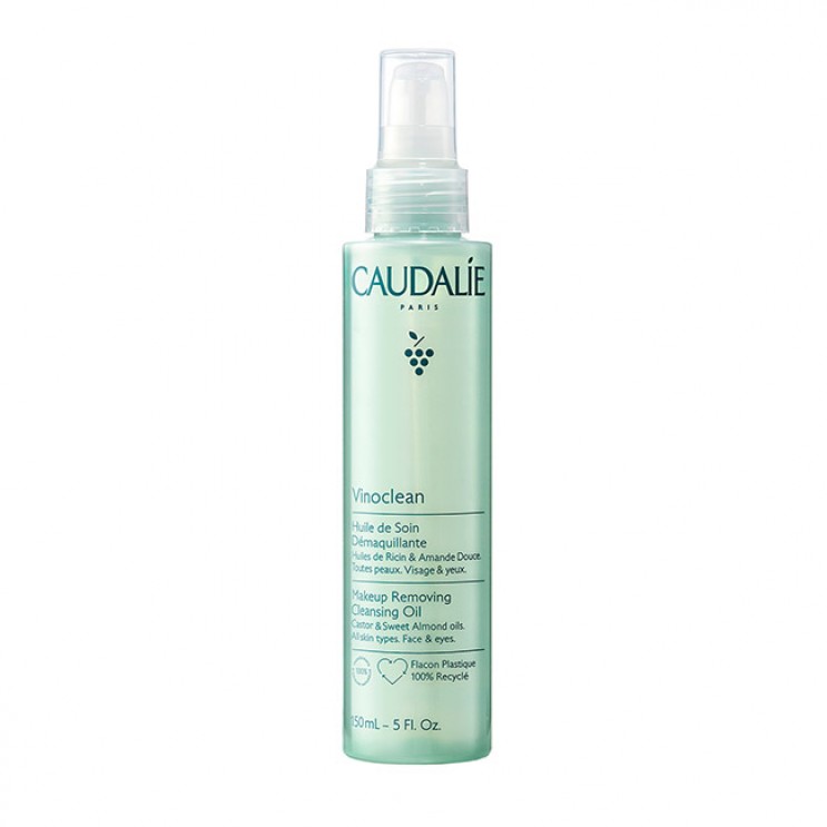Caudalie Vinoclean Make-Up Removing Cleansing Oil 150ml |  Λάδι Καθαρισμού & Ντεμακιγιάζ  για Πρόσωπο και Μάτια ΦΡΟΝΤΙΔΑ ΠΡΟΣΩΠΟΥ