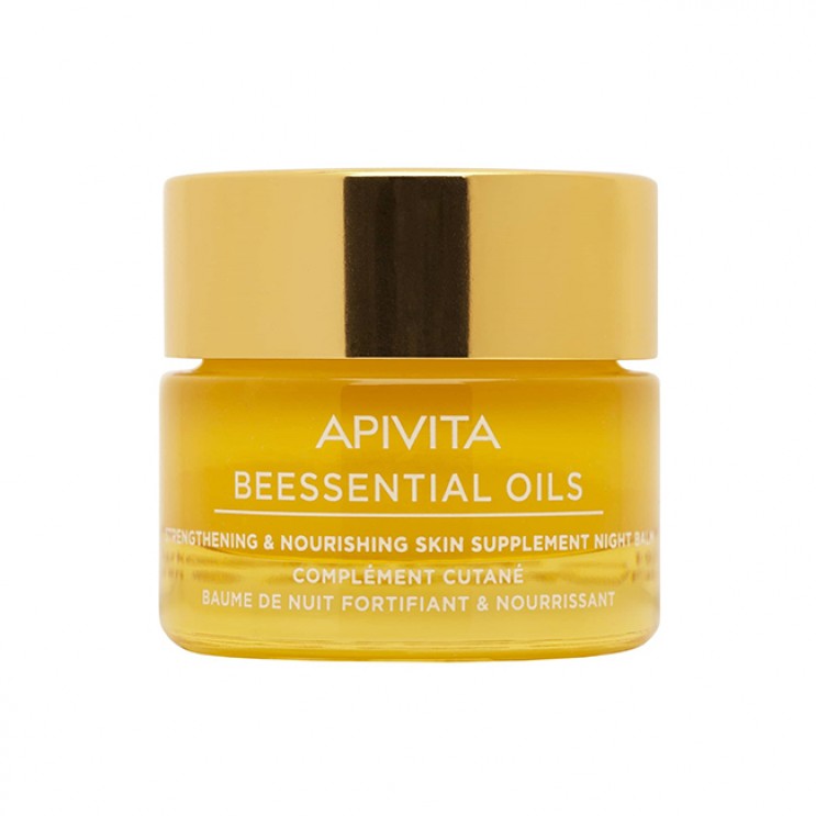 Apivita Beessential Oils Night Balm 15ml | Balm Προσώπου Νύχτας Συμπλήρωμα Ενδυνάμωσης και Θρέψης ΦΡΟΝΤΙΔΑ ΠΡΟΣΩΠΟΥ