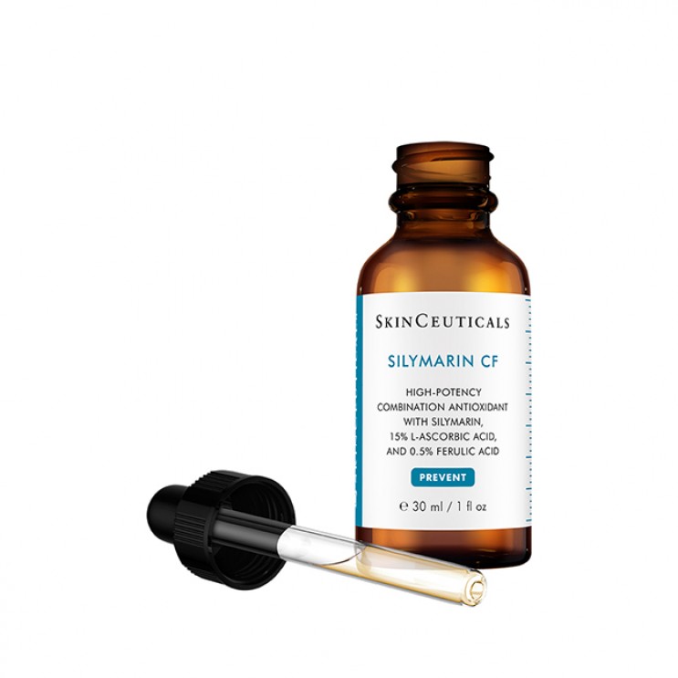 SkinCeuticals Silymarin CF 30ml | Aντιοξειδωτικός Ορός Υψηλής Αποτελεσματικότητας, με Βιταμίνη C και Σιλυμαρίνη για το Λιπαρό Δέρμα με Τάση Ακμής ΦΡΟΝΤΙΔΑ ΠΡΟΣΩΠΟΥ