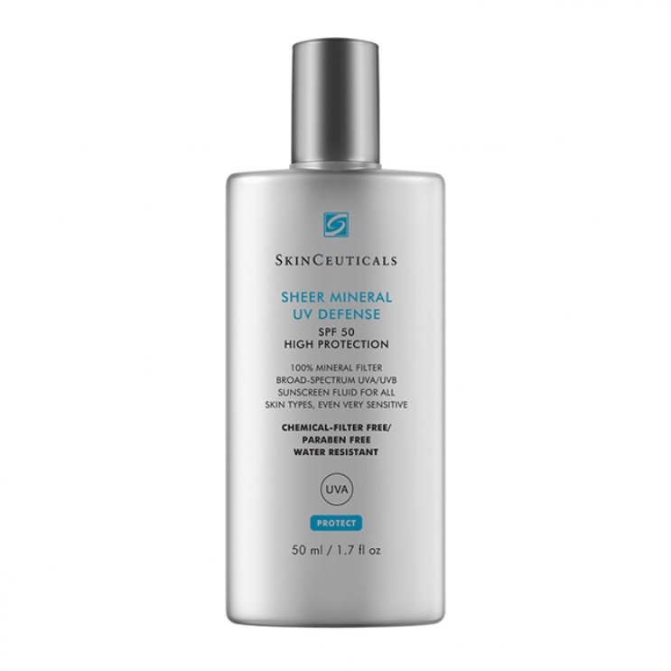 SkinCeuticals Sheer Mineral UV Defence SPF50 50ml | Aντηλιακή Προστασία Προσώπου με 100% Φυσικά φίλτρα για Ματ αποτέλεσμα ΦΡΟΝΤΙΔΑ ΠΡΟΣΩΠΟΥ
