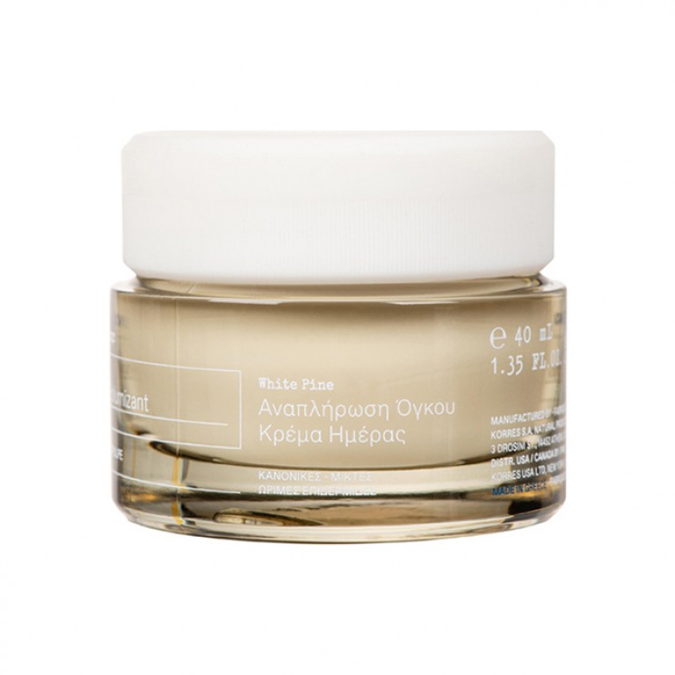 Korres White Pine Volumizing Serum-in-Moisturizer 40ml | Λευκή Πεύκη Κρέμα Ημέρας Αναπλήρωσης Όγκου για Κανονικές/Μικτές & Ώριμες Επιδερμίδες ΦΡΟΝΤΙΔΑ ΠΡΟΣΩΠΟΥ