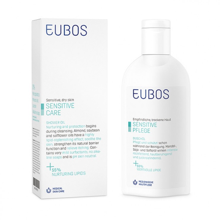 Eubos Sensitive Care Shower Oil 200ml | Ελαιώδες Ντους Καθαρισμού Σώματος για Ευαίσθητο και Ξηρό Δέρμα  ΦΡΟΝΤΙΔΑ ΓΙΑ ΤΟ ΣΩΜΑ