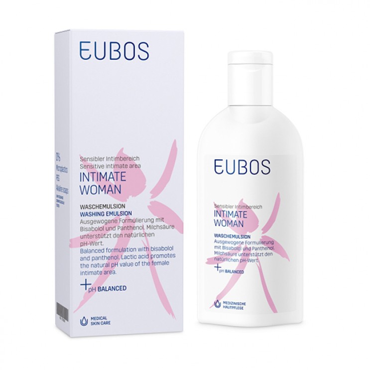 Eubos Intimate Care Feminin Washing Emulsion 200ml | Υγρό Καθαρισμού Ευαίσθητης Περιοχής ΥΓΙΕΙΝΗ