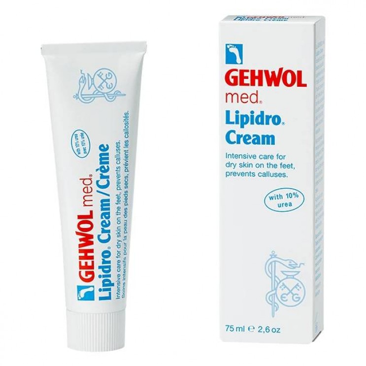 Gehwol Med Lipidro Cream 75ml |Κρέμα για τη Φροντίδα της Ξηρής Επιδερμίδας των Ποδιών