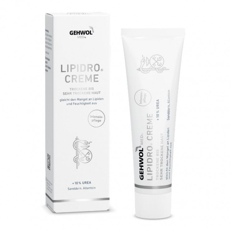 Gehwol Med Lipidro Cream 75ml |Κρέμα για τη Φροντίδα της Ξηρής Επιδερμίδας των Ποδιών