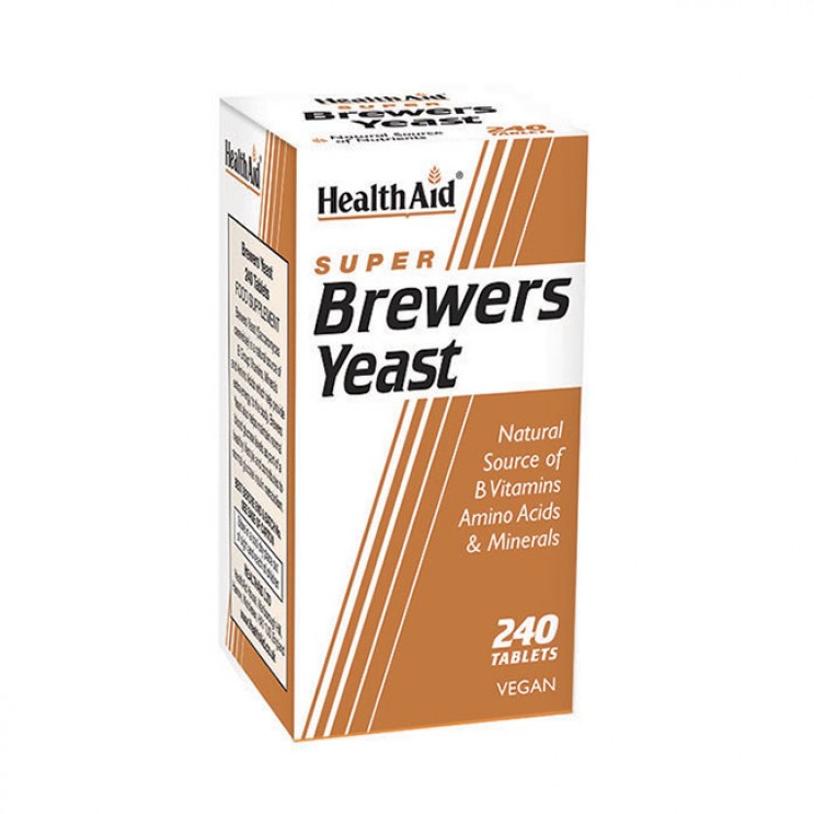 Health Aid Super Brewers Yeast 240tabs| Συμπλήρωμα Διατροφής Μαγιά Μπύρας