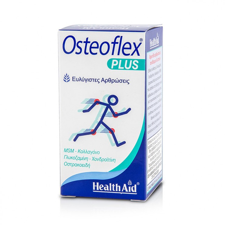 Health Aid Osteoflex Plus 60tabs | Συμπλήρωμα Διατροφής με Γλυκοζαμίνη, Χονδροϊτίνη, Κολλαγόνο & MSM  ΔΗΜΟΦΙΛΕΣΤΕΡΑ
