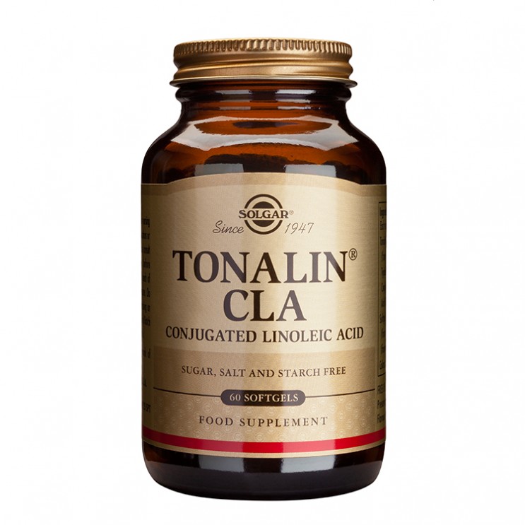 Solgar Tonalin CLA 1300mg 60Softgels | Συμπλήρωμα Διατροφής  για Μείωση Λίπους, Έλεγχο Βάρους & Γράμμωση ΑΔΥΝΑΤΙΣΜΑ