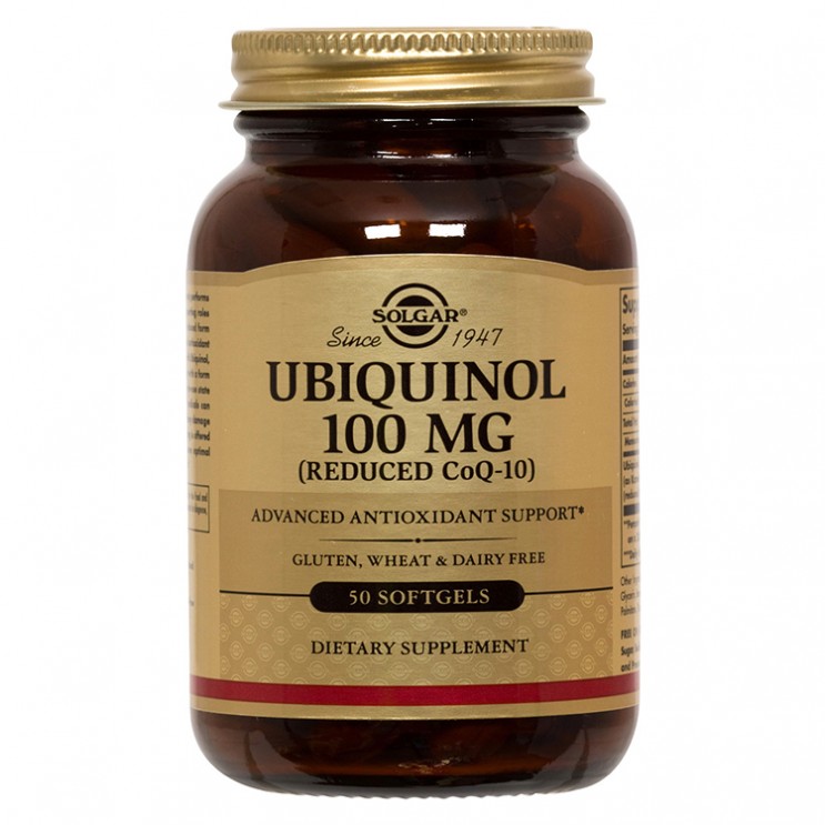 Solgar Ubiquinol 100mg, 50softgels | Συμπλήρωμα Διατροφής με Ουμπικινόλη ΔΗΜΟΦΙΛΕΣΤΕΡΑ