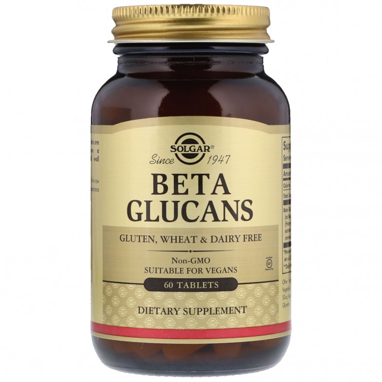 Solgar Beta Glucans 60tabs |  Συμπλήρωμα Διατροφής για την Ενίσχυση του Ανοσοποιητικού Συστήματος