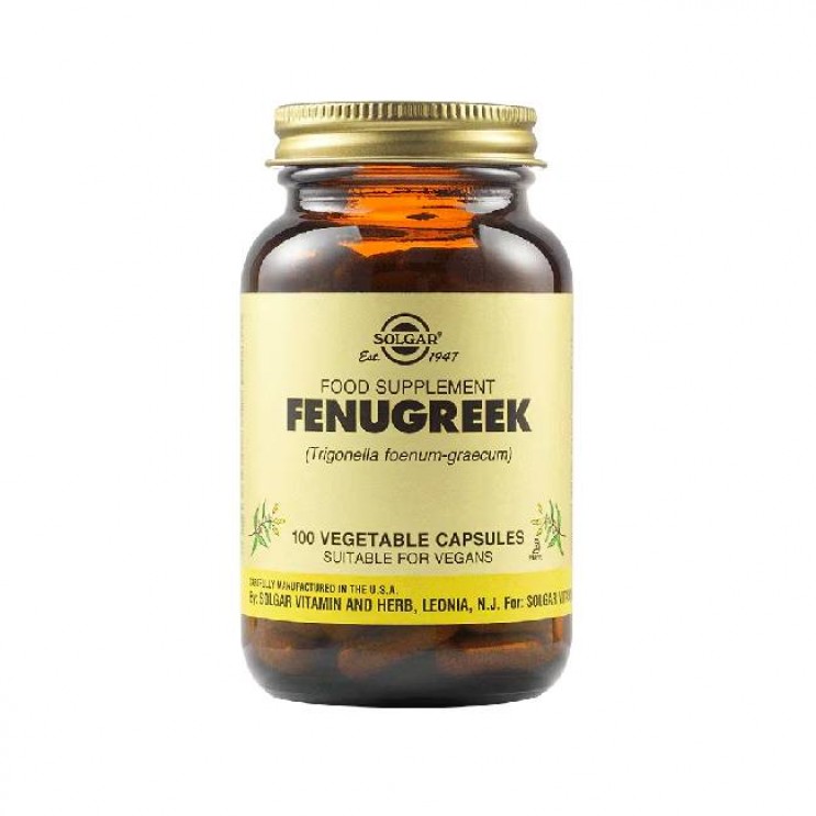 Solgar Fenugreek 100veg.caps | Συμπλήρωμα Διατροφής από Το Βότανο Τριγωνέλλα για Μείωση Χοληστερίνης & Έλεγχο Επιπέδων Σακχάρου Αίματος ΒΙΤΑΜΙΝΕΣ