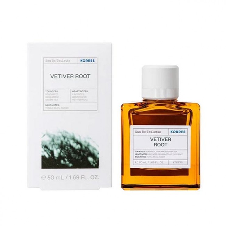 Korres Vetiver Root Eau de Toilette 50ml | Ανδρικό Άρωμα ΦΡΟΝΤΙΔΑ ΓΙΑ ΤΟ ΣΩΜΑ