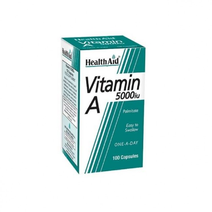 Health Aid Vitamin A 5000iu 100caps | Συμπλήρωμα Διατροφής με Βιταμίνη Α ΔΗΜΟΦΙΛΕΣΤΕΡΑ