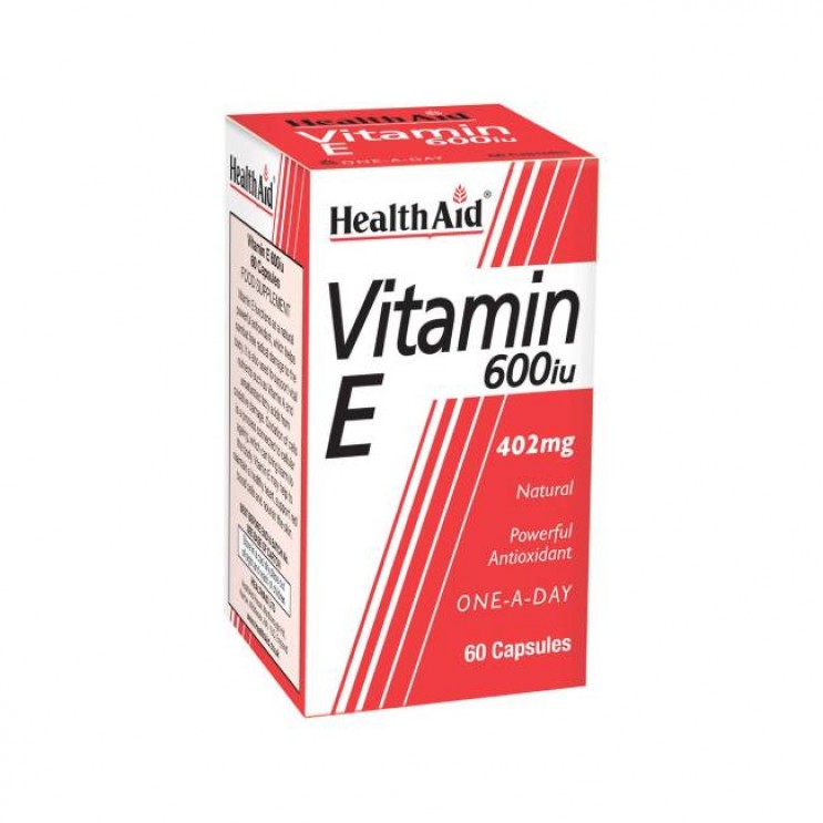 Health Aid Vitamin E  600Iu 60tabs | Βιταμίνη Ε ,Ενεργό Αντιοξειδωτικό