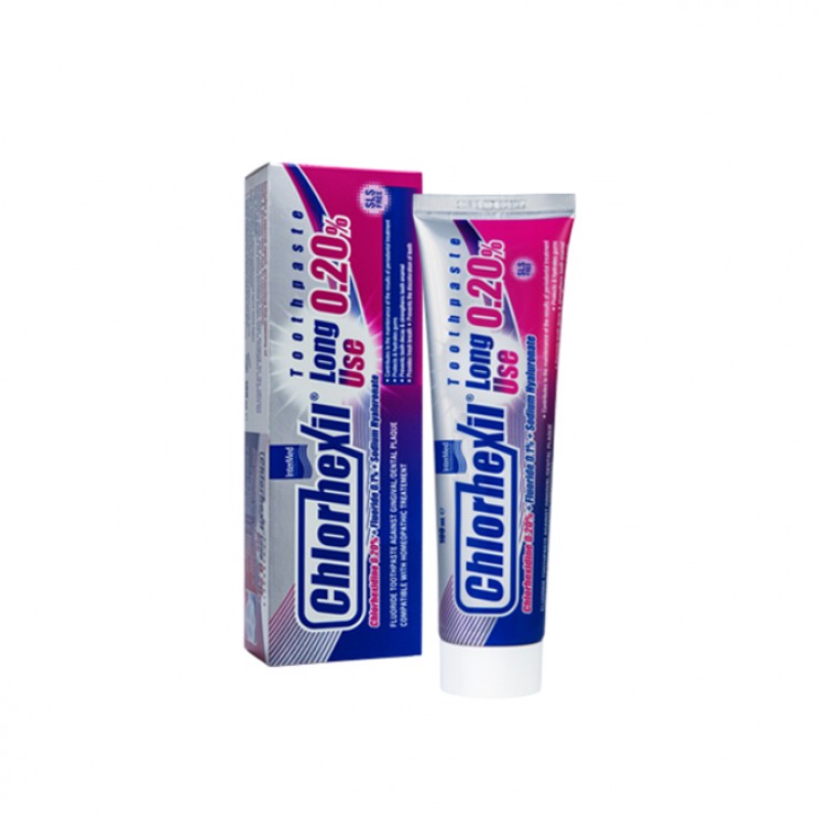 Intermed Chlorhexil 0.20% Toothpaste Long Use100ml | Οδοντόπαστα Κατά της Ουλοοδοντικής Πλάκας  ΦΑΡΜΑΚΕΙΟ