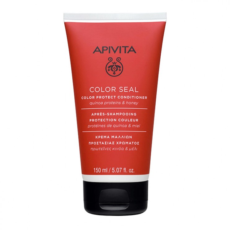 Apivita Color Seal Color Protect Conditioner 150ml | Μαλακτική Κρέμα Προστασίας Χρώματος με Πρωτεΐνες Κινόα & Μέλι ΦΡΟΝΤΙΔΑ ΜΑΛΛΙΩΝ
