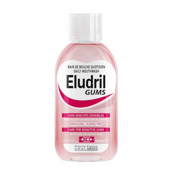 Elgydium Eludril Gums Mouthwash 500ml | Στοματικό Διάλυμα για τα Ευαίσθητα Ούλα ΦΑΡΜΑΚΕΙΟ