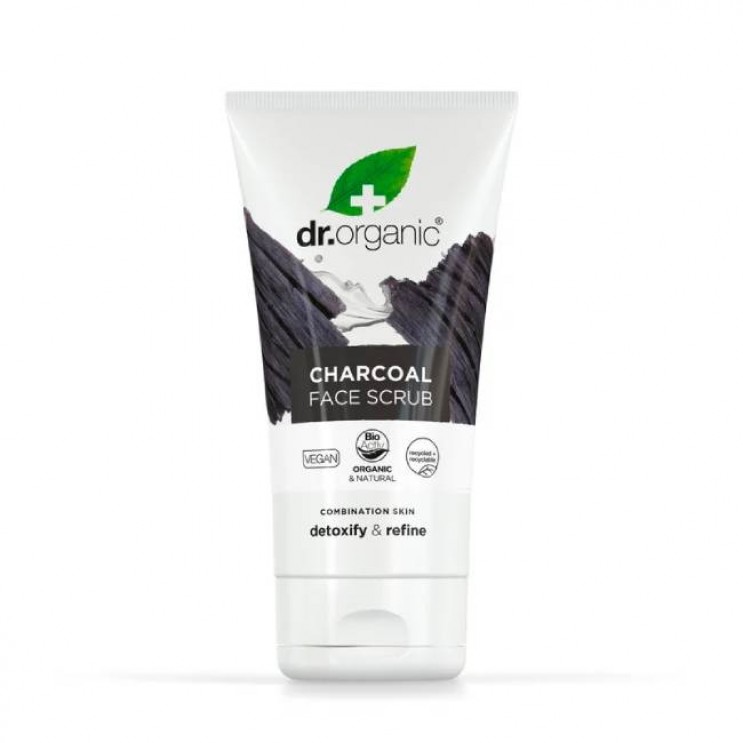 Dr.Organic Activated Charcoal Deep Cleansing Face Scrub 125ml | Κρέμα Απολέπισης Προσώπου με Ενεργό Άνθρακα ΦΡΟΝΤΙΔΑ ΠΡΟΣΩΠΟΥ