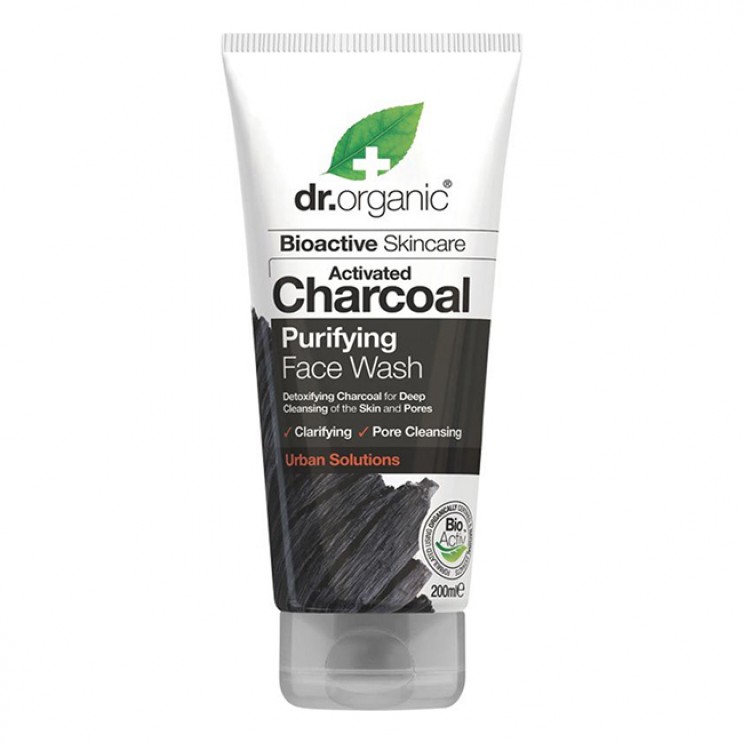 Dr.Organic Activated Charcoal Purifying Face Wash 200ml | Καθαριστικό Προσώπου με Ενεργό Άνθρακα ΦΡΟΝΤΙΔΑ ΠΡΟΣΩΠΟΥ